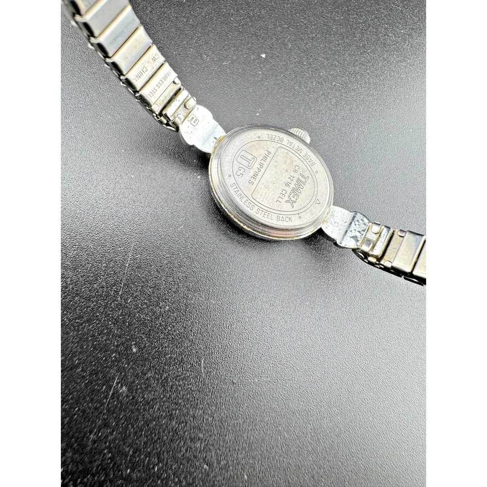 Vintage Timex Quartz Ladies Watch Oval Art Deco Style